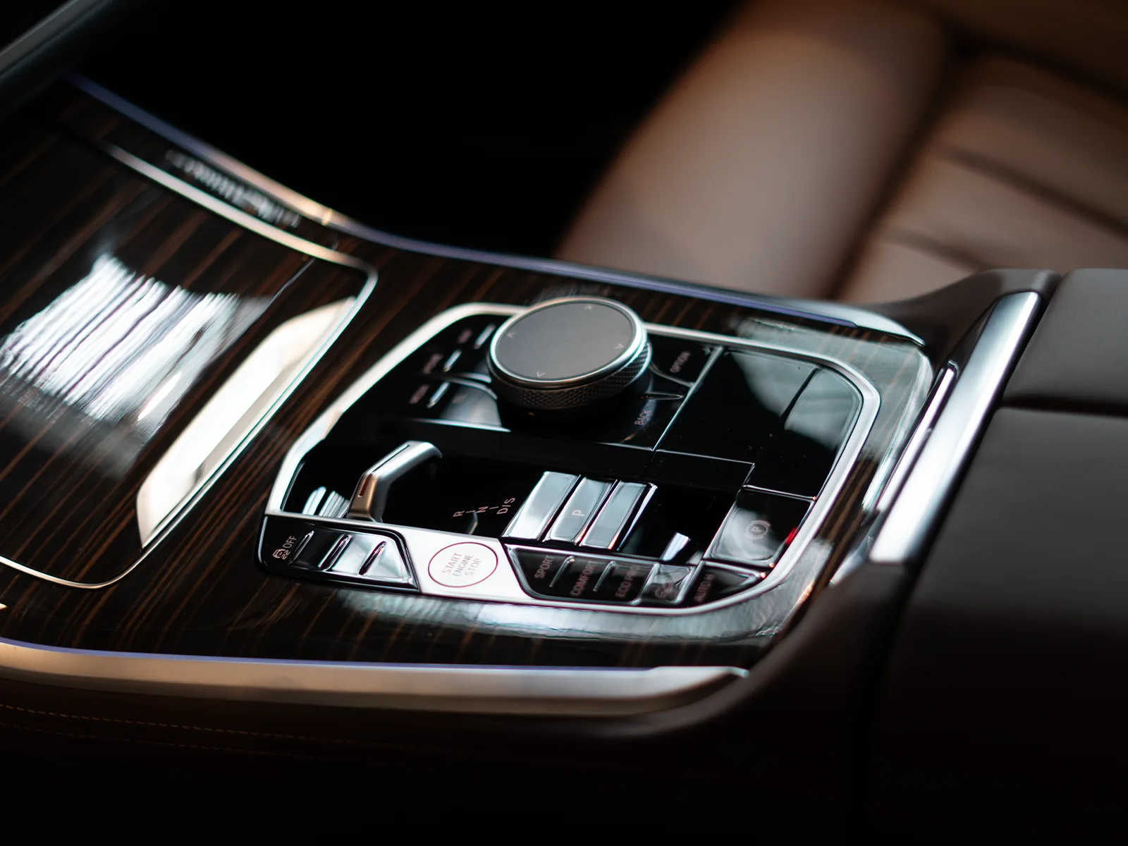 BMW X5 — Consola central